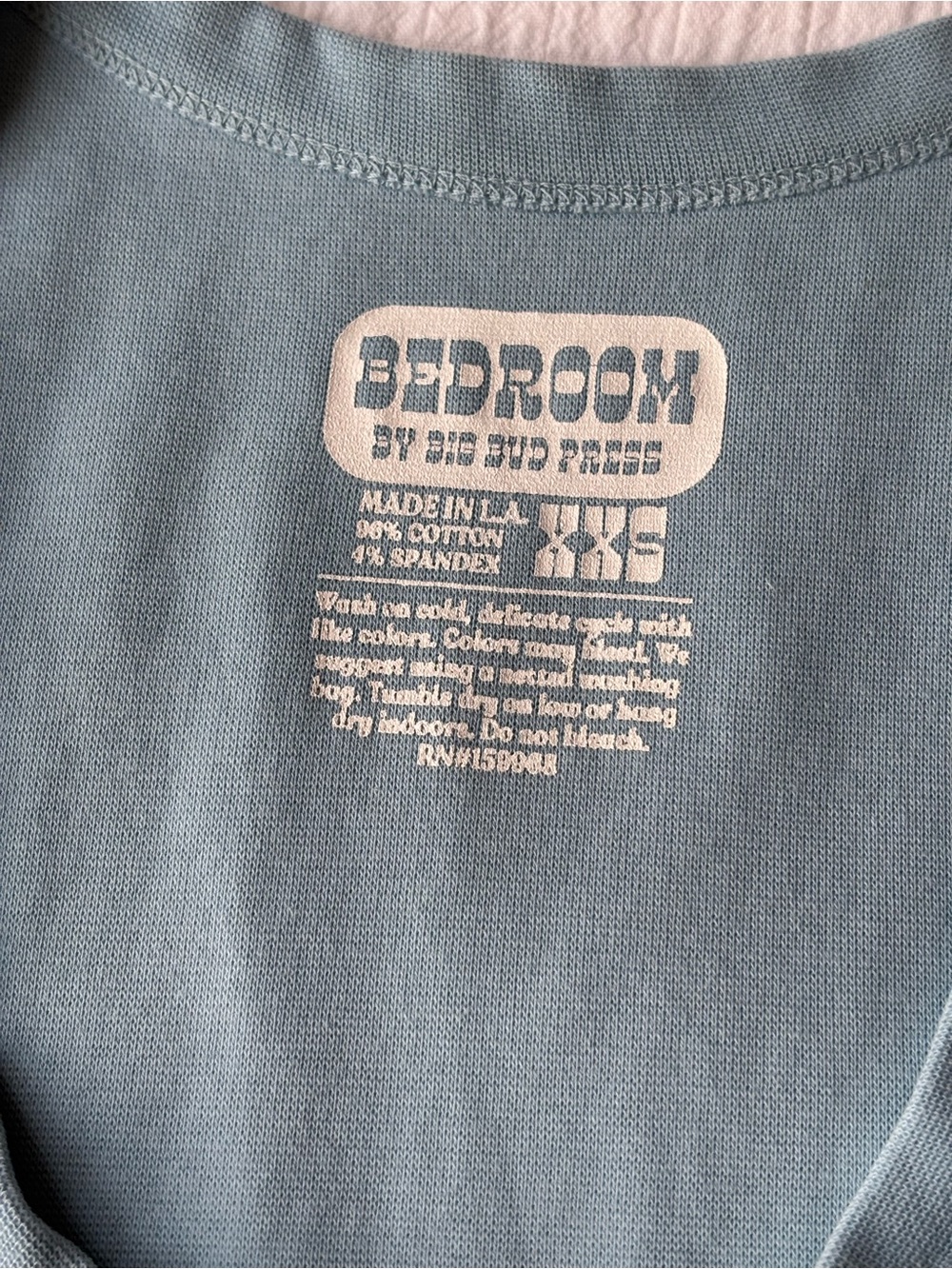 The Tank Top by Big Bud Press in Baby Blue - Picture 2 of 3